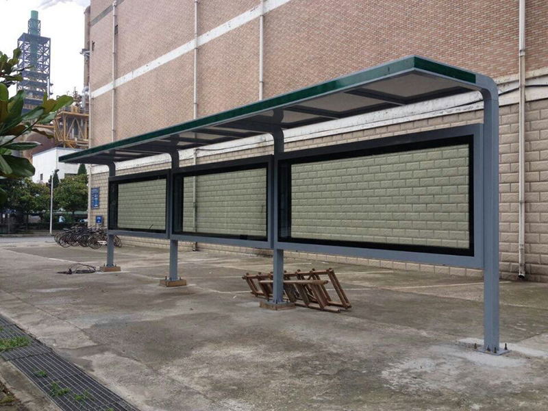 宿迁艾华南京金陵石化候车亭顺利完工
