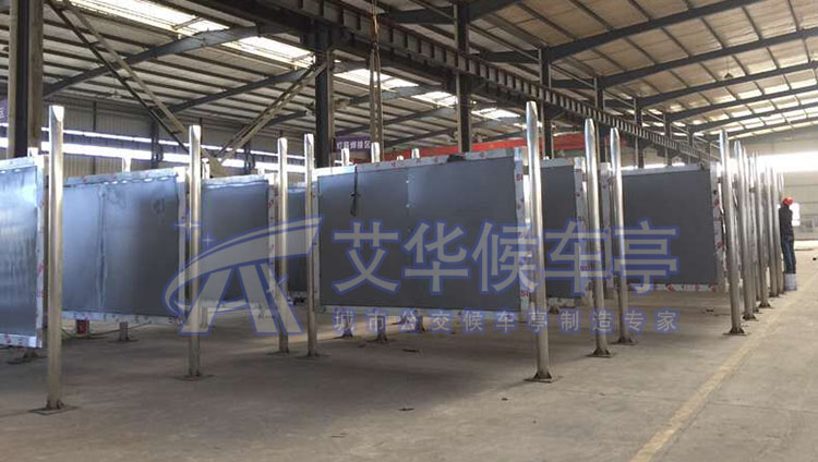 [11.13]山西不锈钢候车亭第二批发货(图2)