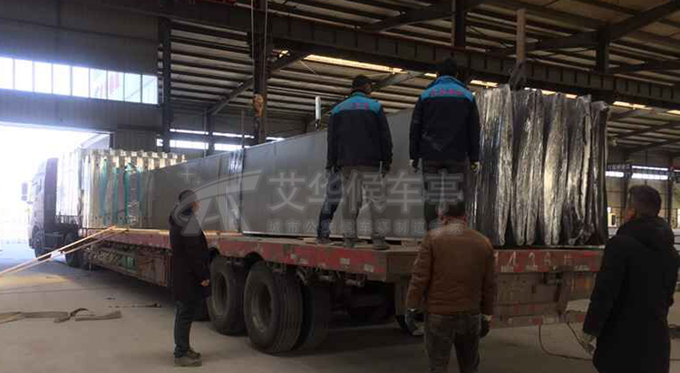 [17.1.21]江西不锈钢候车亭项目发货(图2)