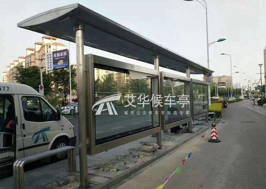 [17-4.27]苏州不锈钢候车亭第三批发货(图4)