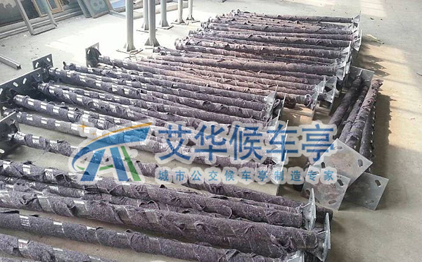 艾华候车亭厂家武汉路名牌项目