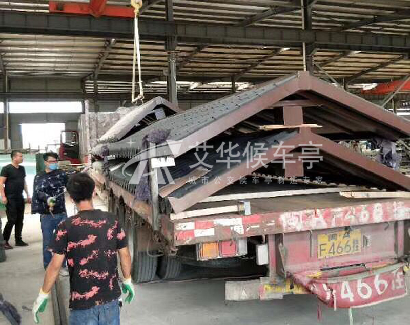[17-9.15]河南仿古候车亭第二批发货(图2)