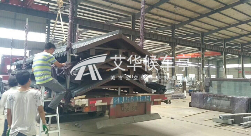 [17-9.20]甘肃仿古候车亭第一批发货(图3)