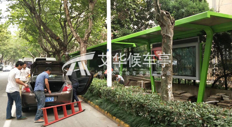 [17-9.26]江苏南京果绿色候车亭第七车发货(图4)