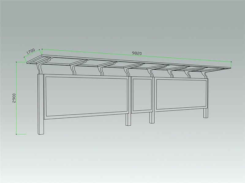 城市品位候车亭AH-3037(图3)