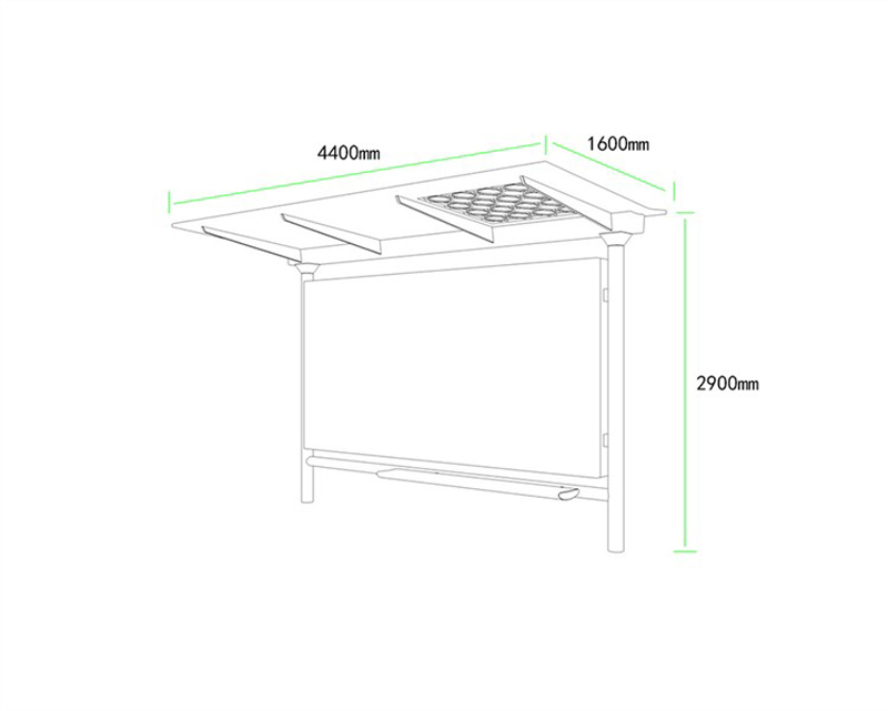 城市品位候车亭AH-3026(图3)