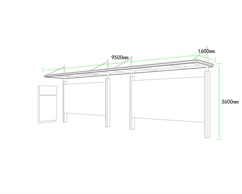 城市品位候车亭AH-3022(图3)