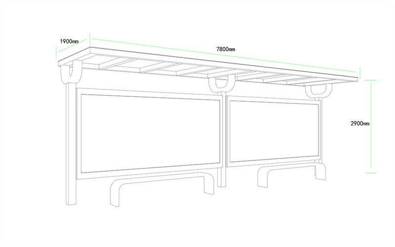 城市品位候车亭AH-2798(图3)