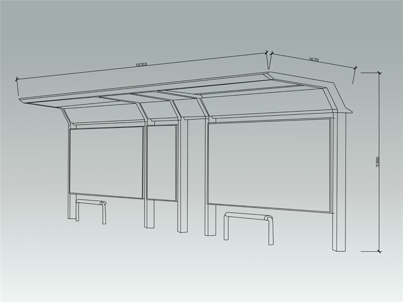 城市品位候车亭AH-2765(图3)