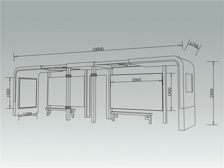 城市品位候车亭AH-1283(图3)