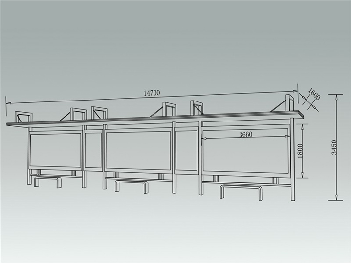 城市品位候车亭AH-1182(图3)