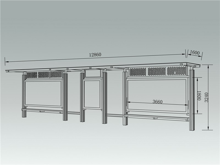 城市品位候车亭AH-1107(图3)