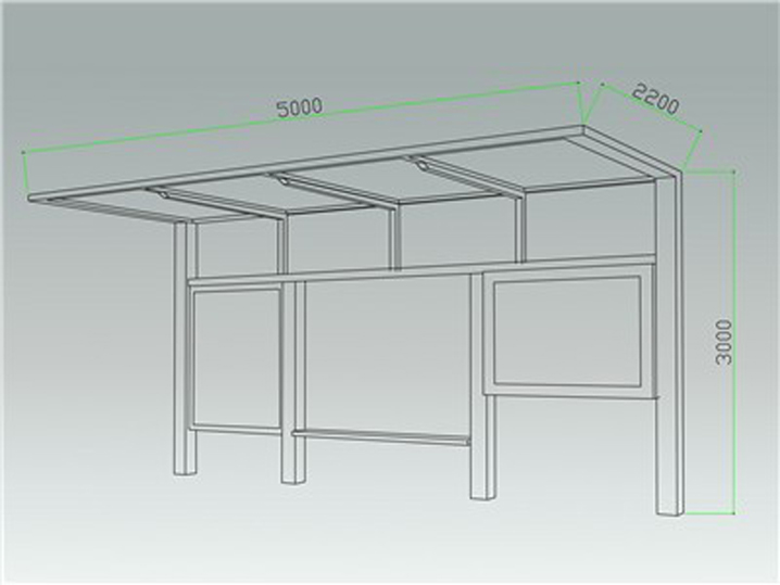 乡镇风采候车亭AH-2731(图3)