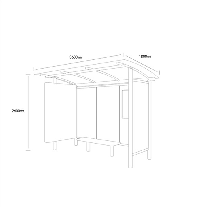 欧美系列候车亭AH-2793(图5)