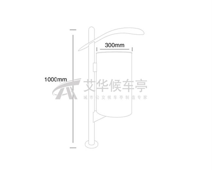 广告垃圾箱AH-2630(图3)