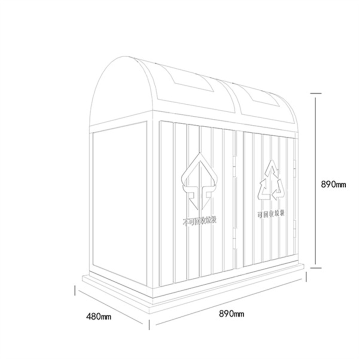 广告垃圾箱AH-2628(图3)