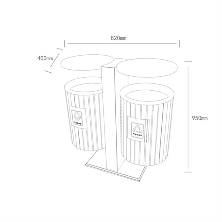 广告垃圾箱AH-2627(图3)