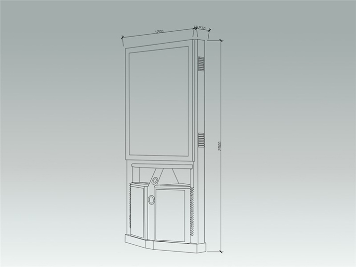 广告垃圾箱AH-2609(图3)