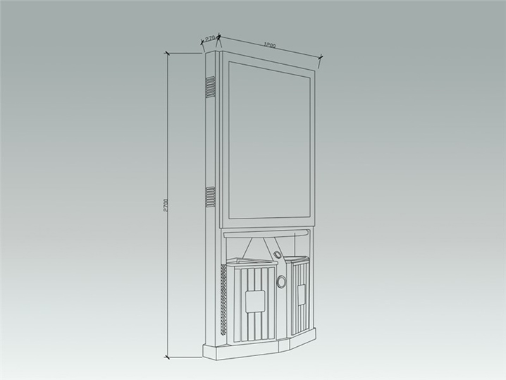 广告垃圾箱AH-2608(图3)