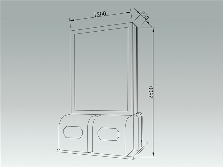 广告垃圾箱AH-2602(图3)