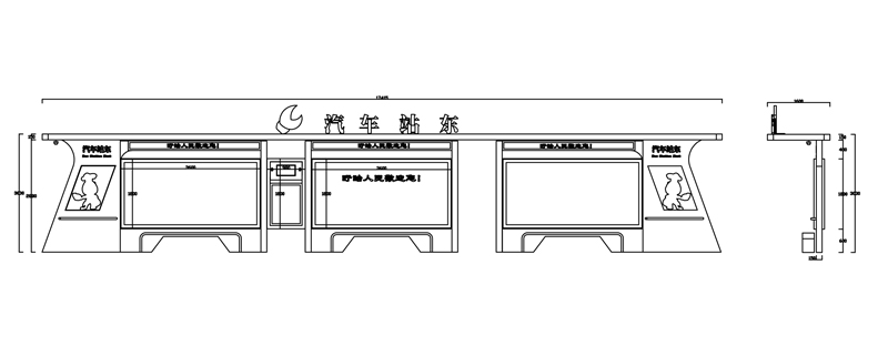 城市品位候车亭AH-3098(图3)