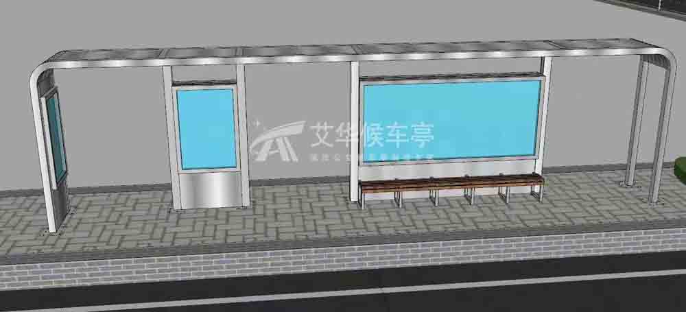 [22.5.24]江西省某地级市定制款公交站台项目(图1)