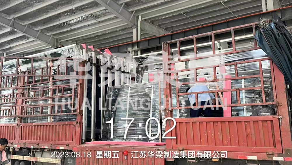 [23.8.18]上海市定制不锈钢公交候车亭项目第三车发货(图3)