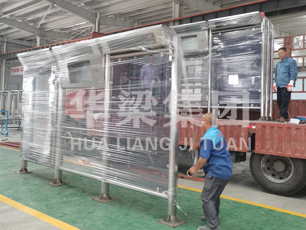 [23.8.19]上海市定制不锈钢公交候车亭项目第四车发货(图2)