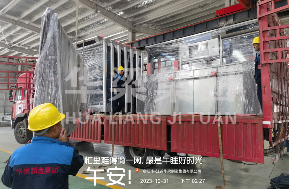 [23.10.31]上海市定制不锈钢公交候车亭项目第三车发货(图2)