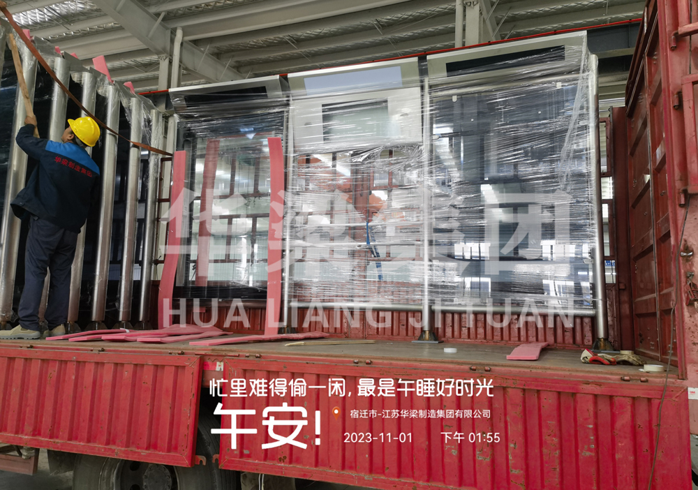 [23.11.1]上海市定制不锈钢公交候车亭项目第五车发货(图2)