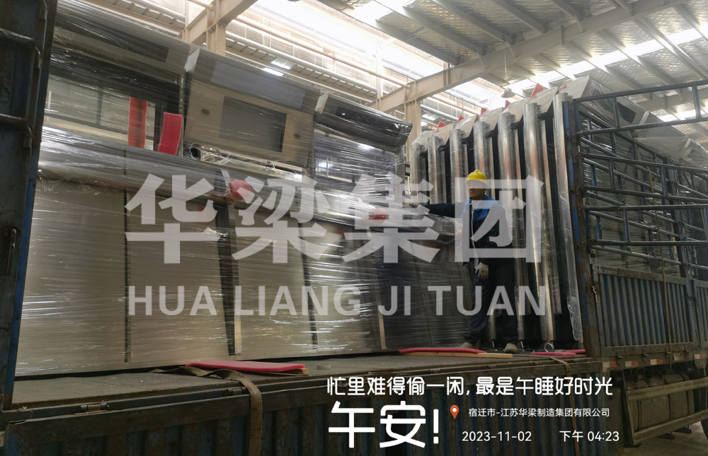 [23.11.2]上海市定制不锈钢公交候车亭项目第七车发货(图2)