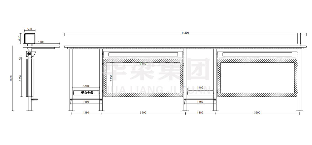 城市品位候车亭HL-2023-0010(图3)