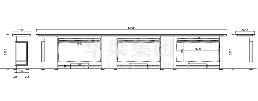 城市品位候车亭HL-2023-0011(图3)